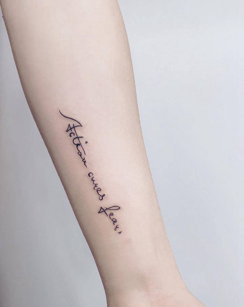 小清新纹身图片_手臂小清新纹身图案