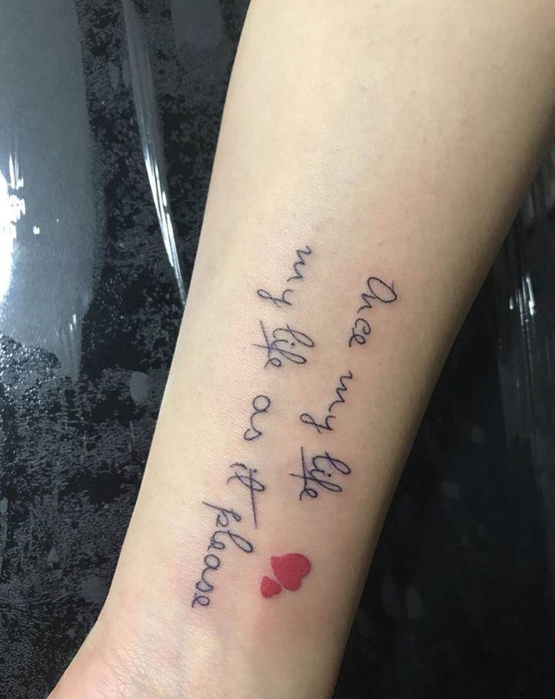 小清新纹身图片_手臂图腾点刺小清新南京南京纹身图案