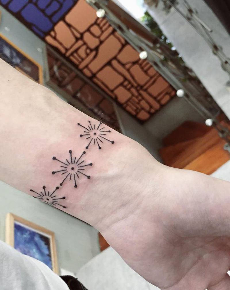 手腕小清新纹身图片_手臂纹身图案