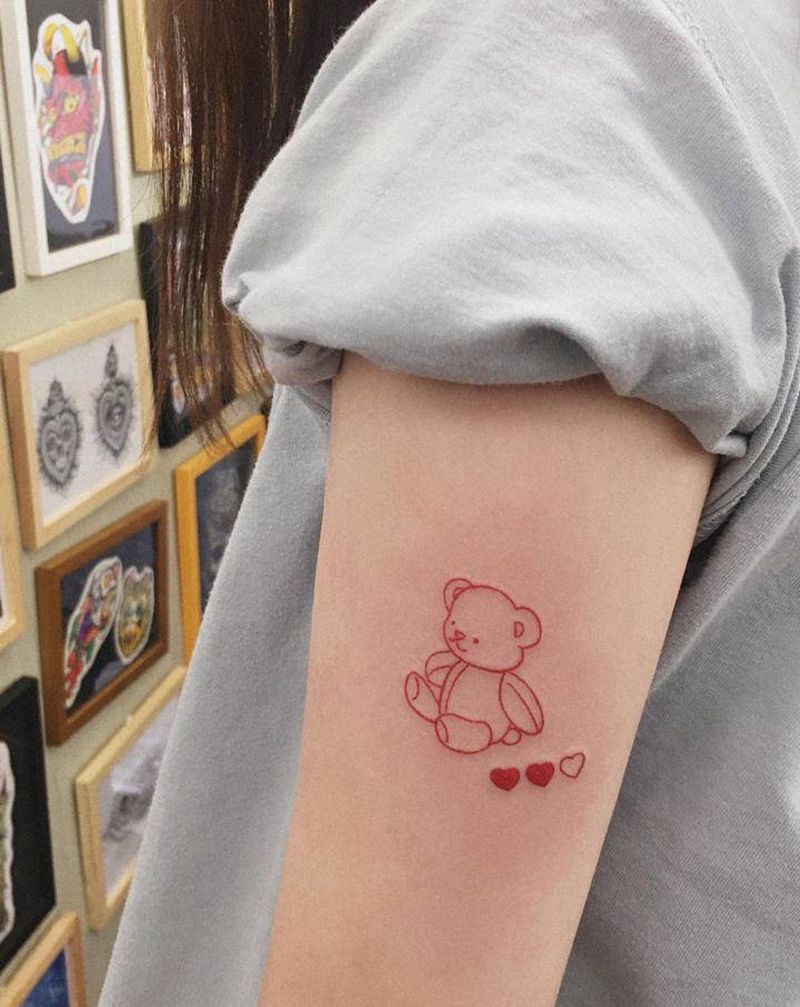 一组小清新纹身图片_手臂肩部纹身图案