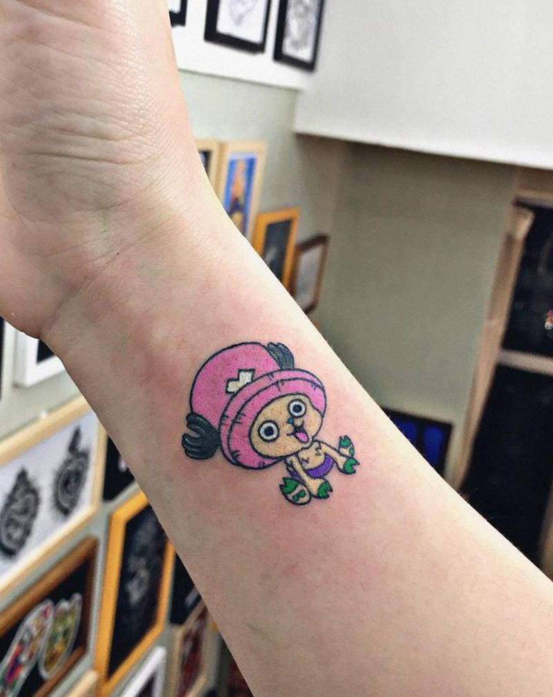 卡通遮盖旧纹身纹身图片_手臂纹身图案