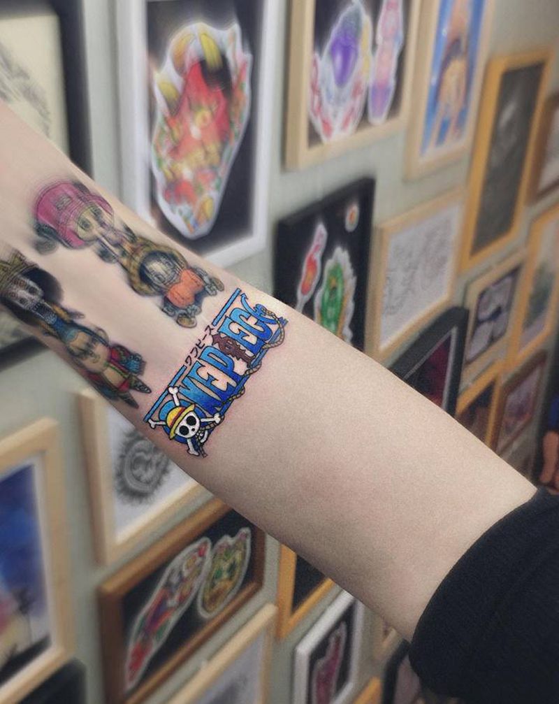 one piece纹身图片_手臂纹身图案