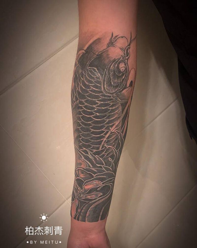 遮盖纹身图片_手臂新传统纹身图案