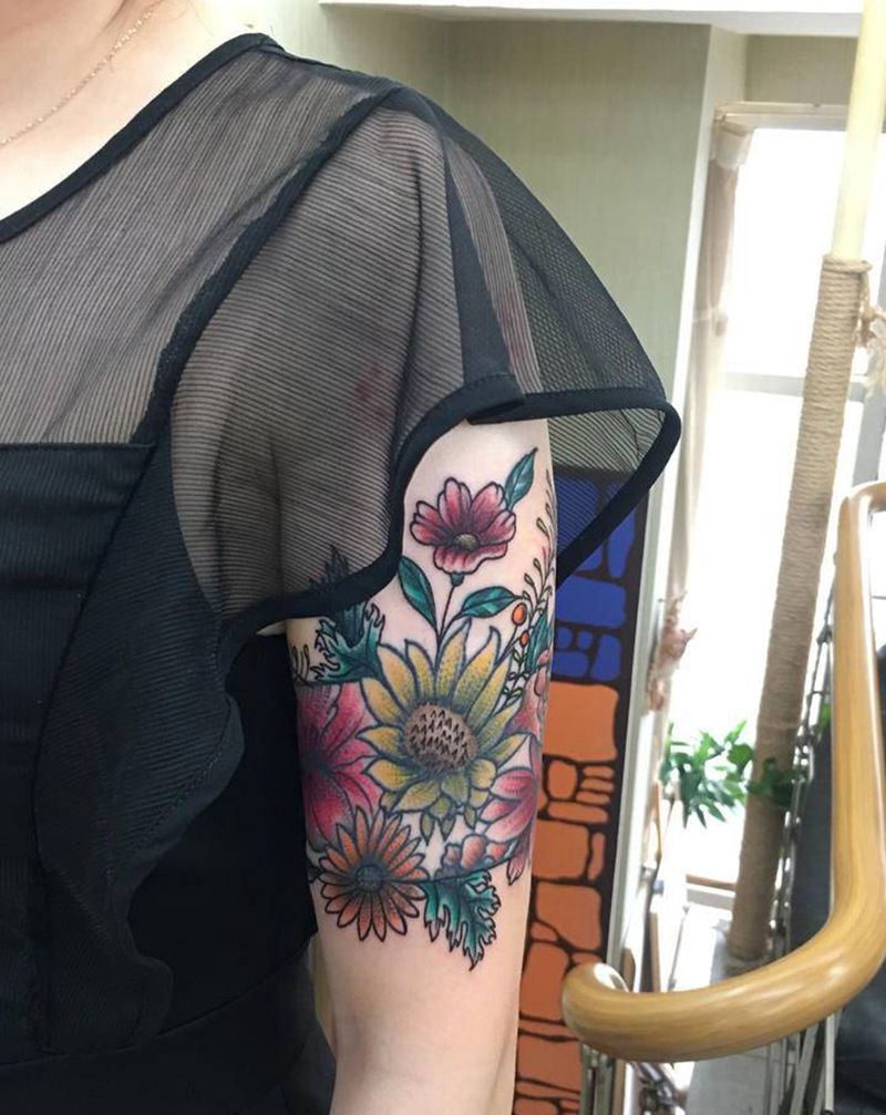 修改臂环纹身图片_手臂纹身图案