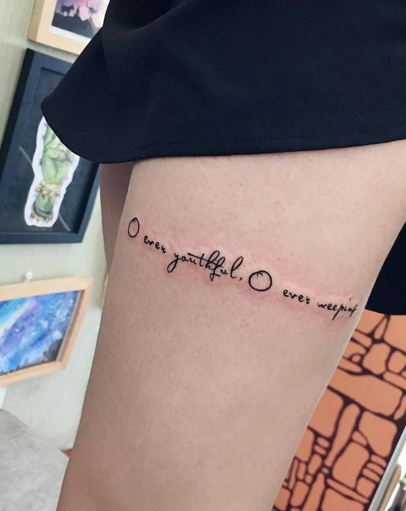 一组小清新纹身图片_手臂胸部纹身图案