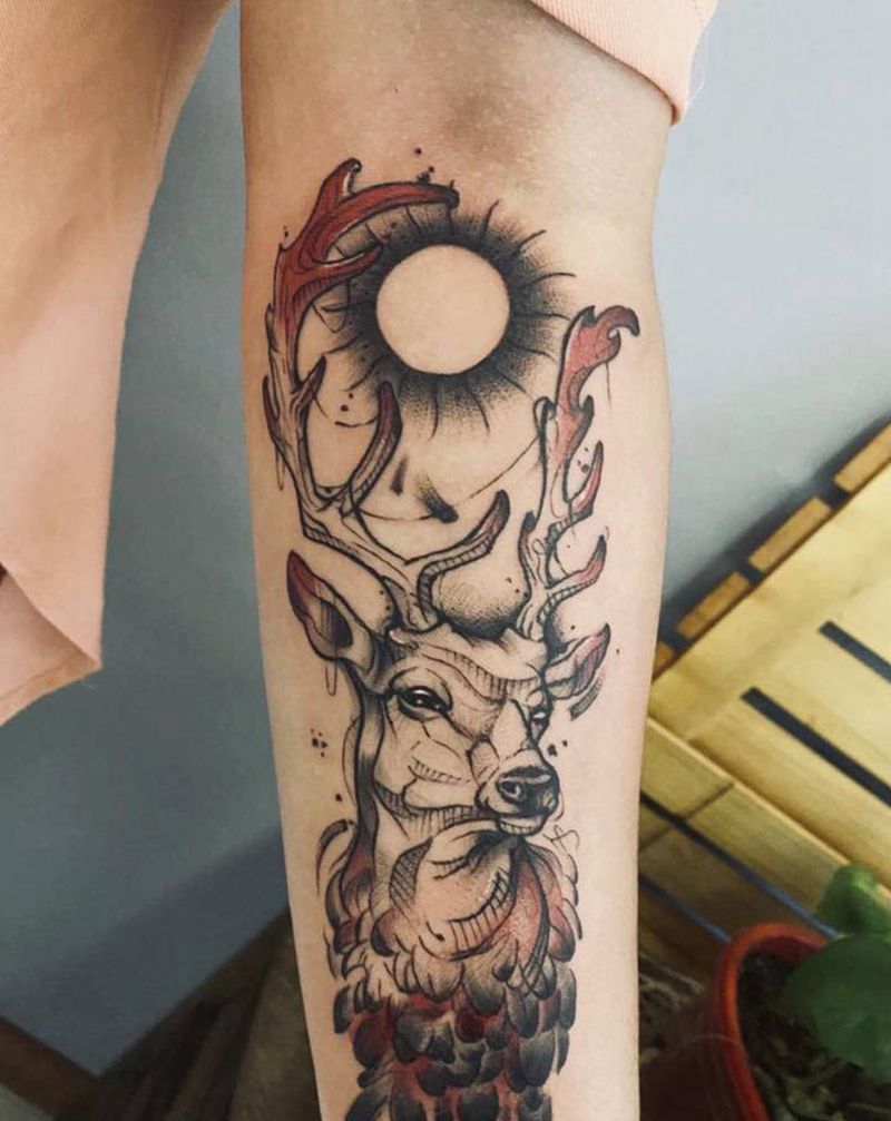 夫妻档一起来纹身图片_手臂纹身图案