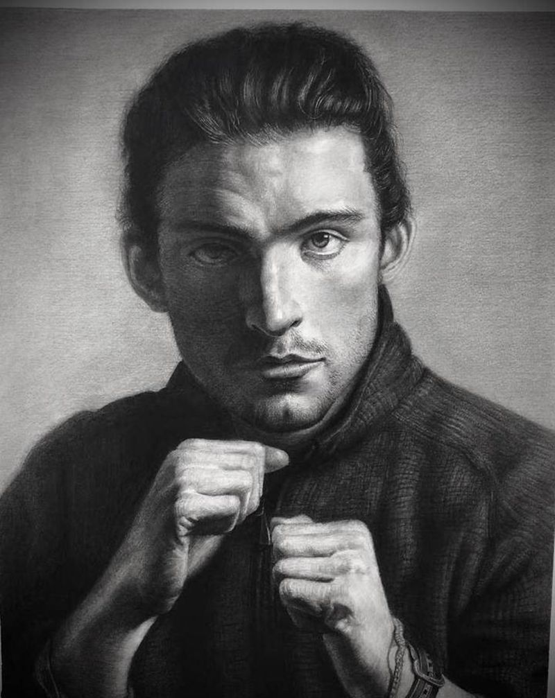 肖像纹身图片_欧美写实纹身图案