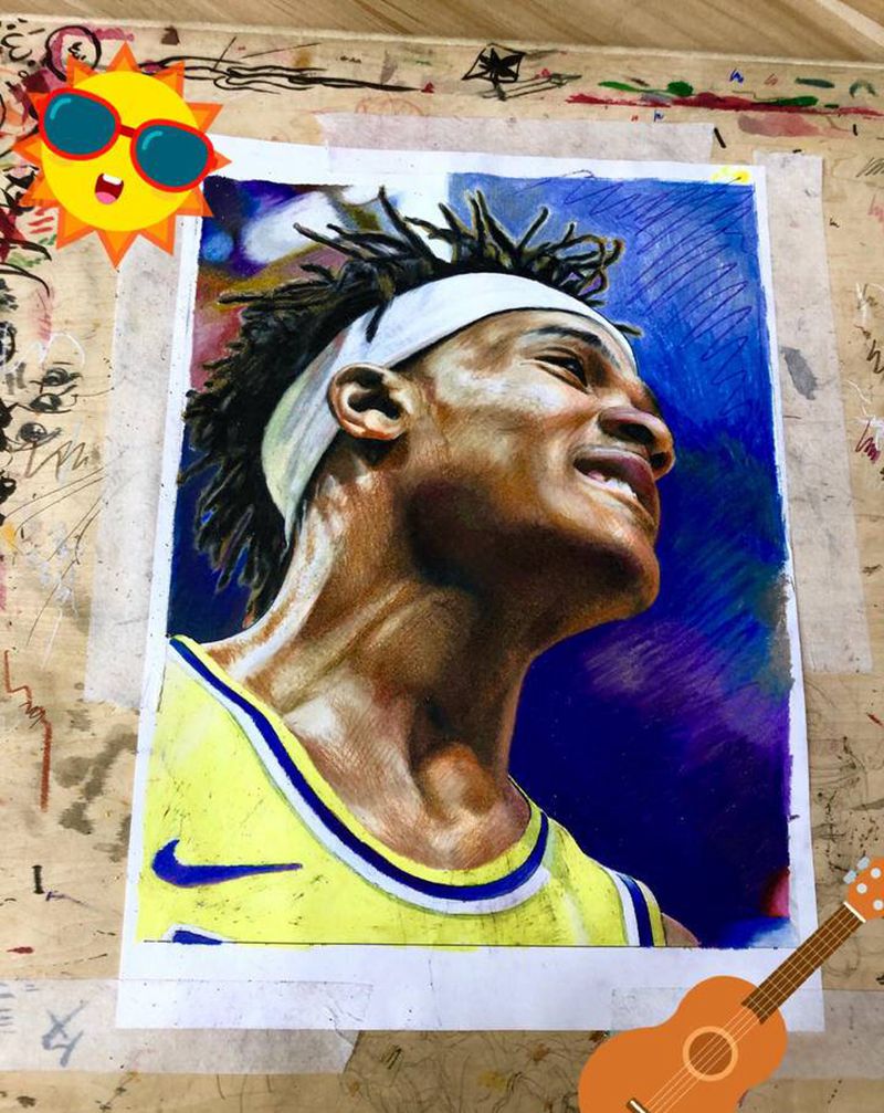 平时的画画纹身图片_绘画纹身图案