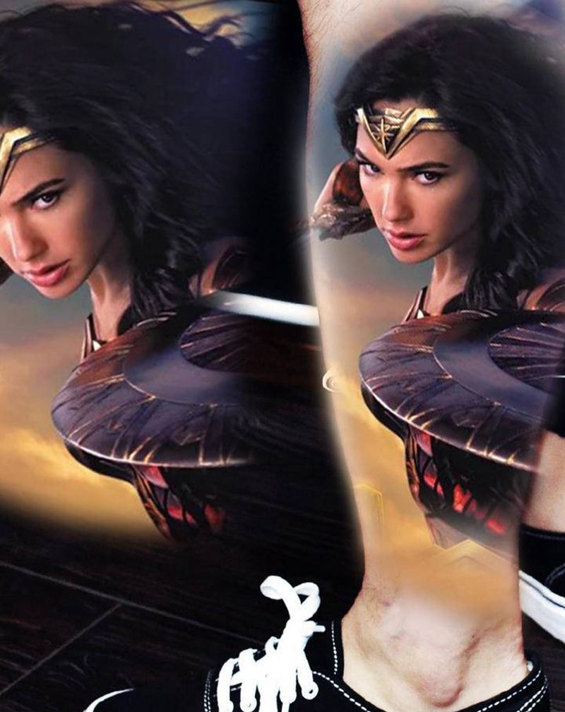 彩色写实手稿纹身图片_手稿纹身图案