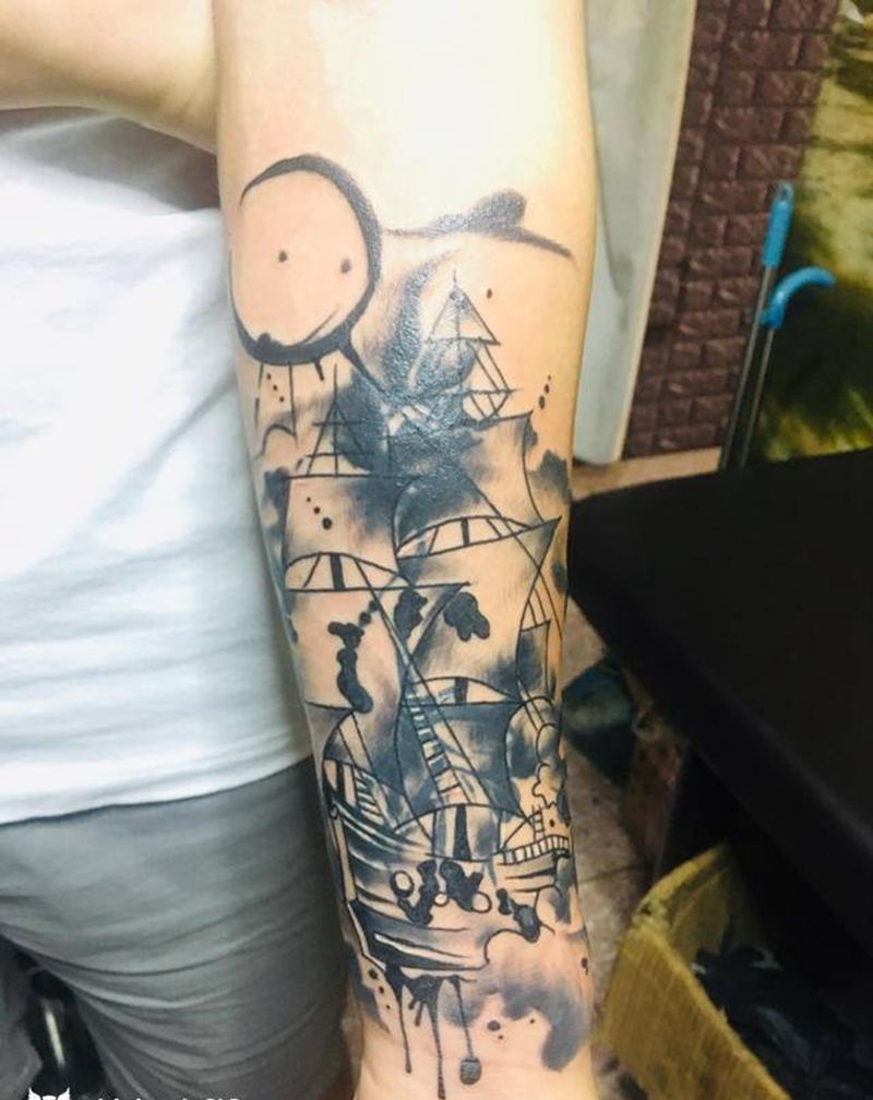 遮盖纹身图片_手臂纹身图案