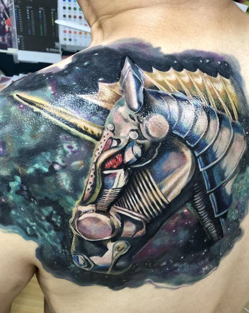 银河独角机械马