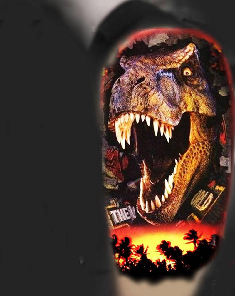 彩色写实设计稿可约纹身图片_欧美写实设计稿纹身图案