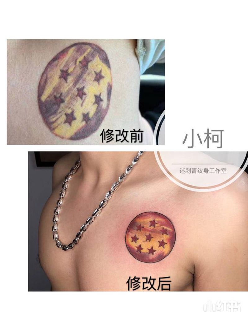 修改老纹身纹身图片_胸部New SchoolOld School纹身图案