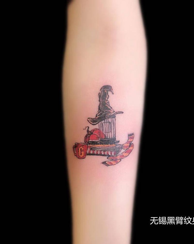 【卡通】哈利波特纹身图片_手部手臂水墨水彩纹身图案