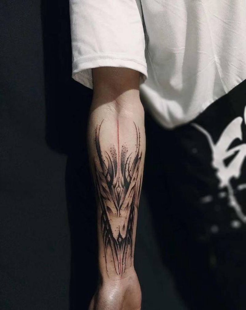 超酷的风格纹身图片_手臂纹身图案