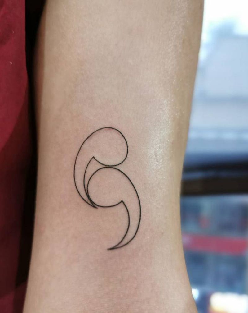 一元纹身图片_手臂纹身图案