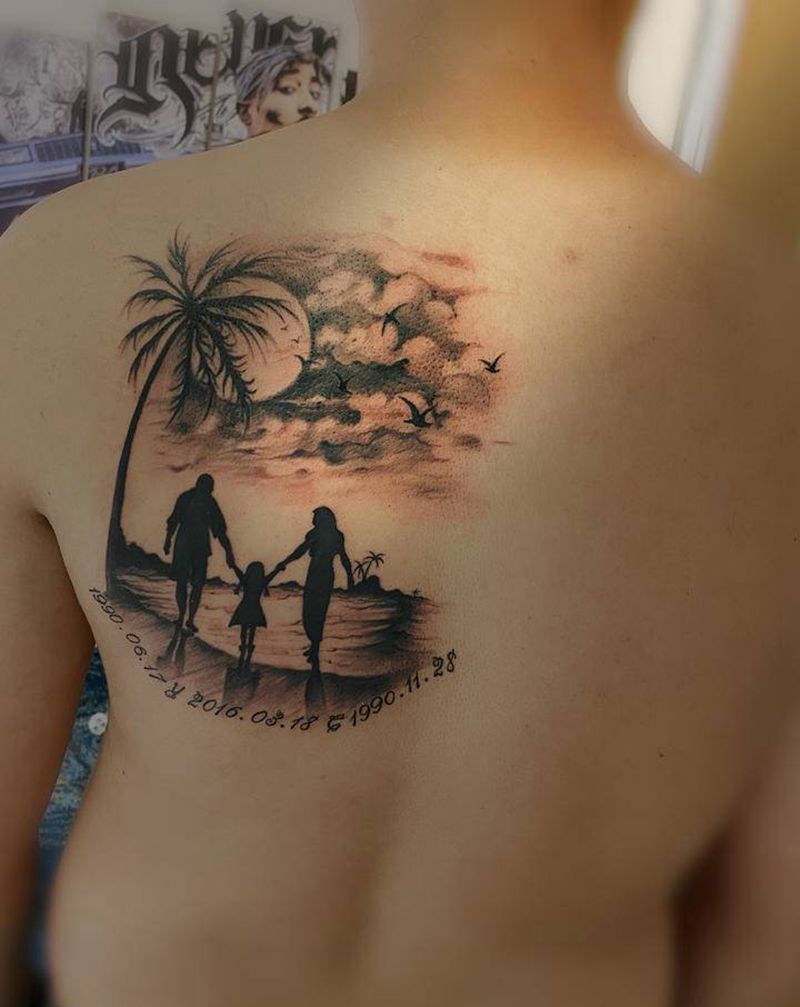 背影纹身图片_背部纹身图案