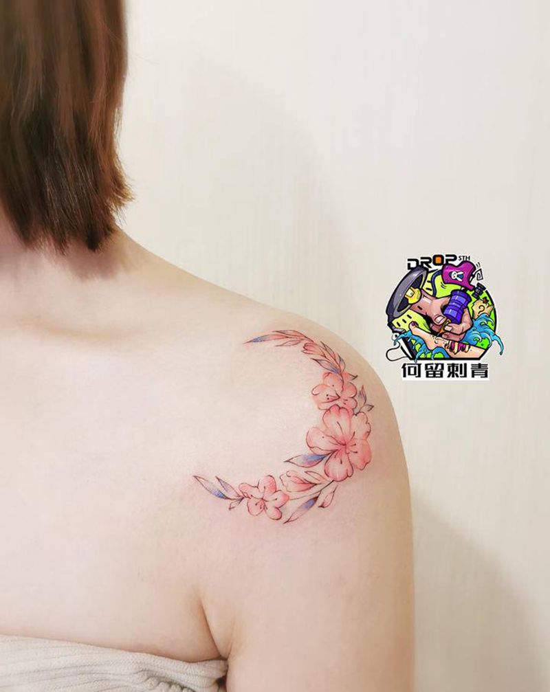 一组小清新纹身图片_水彩纹身图案