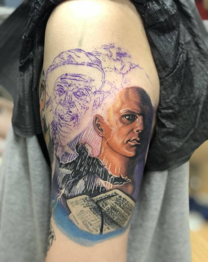 肖申克的救赎未完成纹身图片_欧美写实纹身图案