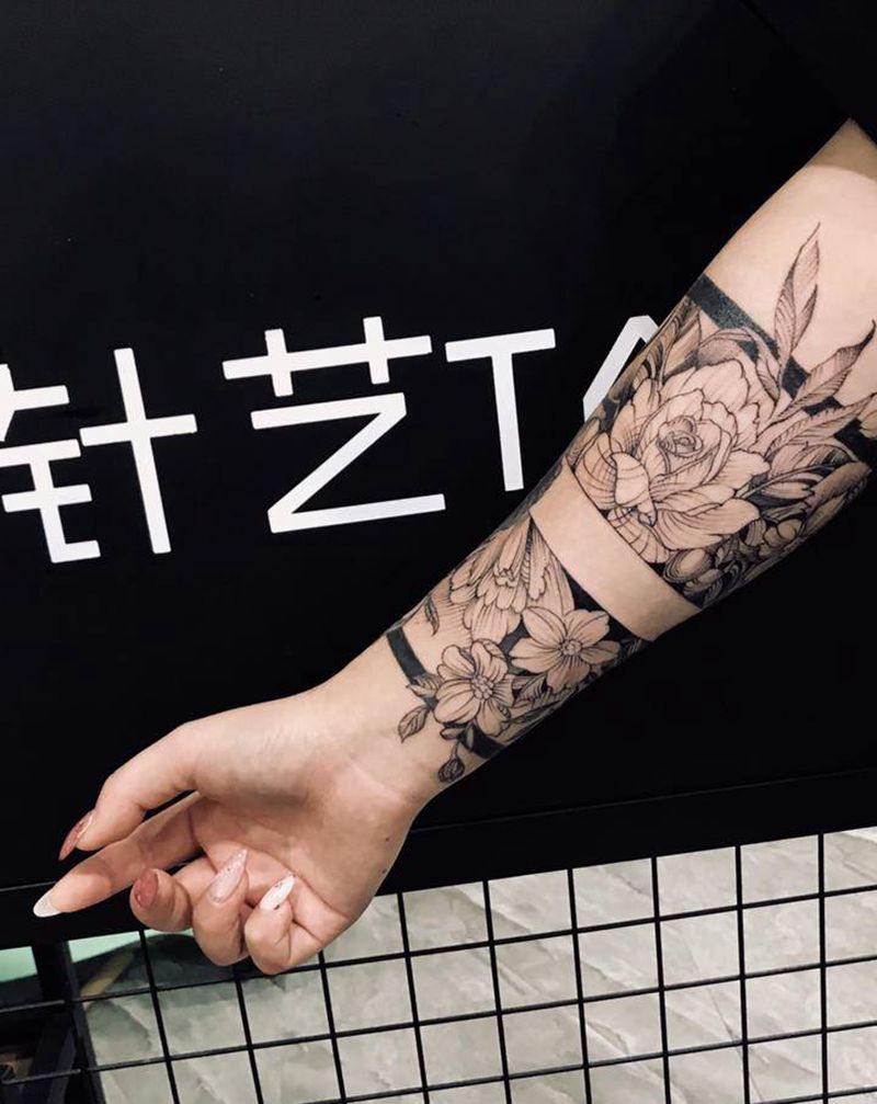 点刺纹身图片_点刺纹身图案