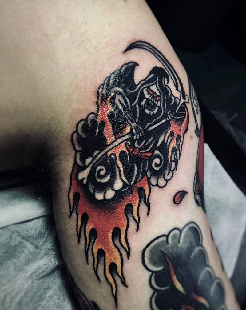 old school纹身图片_手臂纹身图案