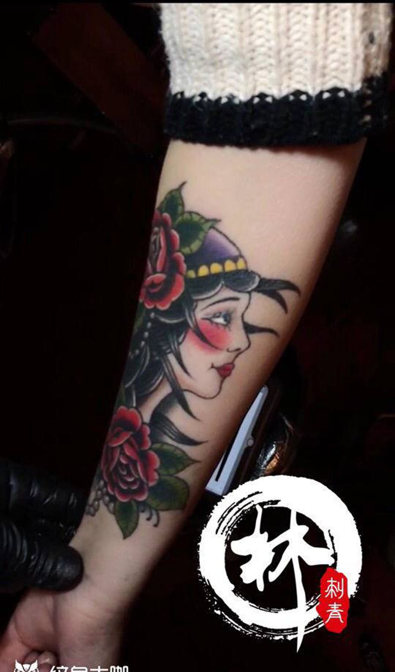 欧斯顾纹身图片_Old School纹身图案