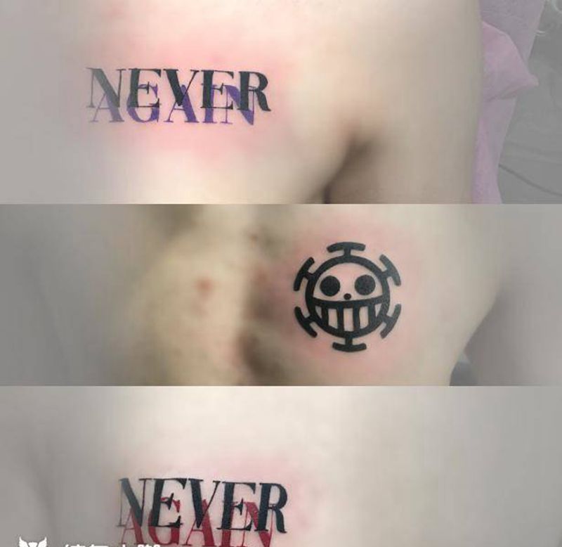 无纹身图片_胸部纹身图案