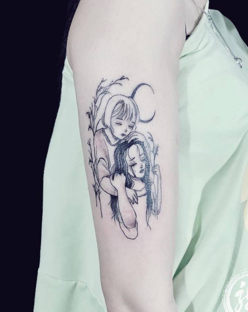 近日各店师傅小图纹身图片_胸部手臂纹身图案