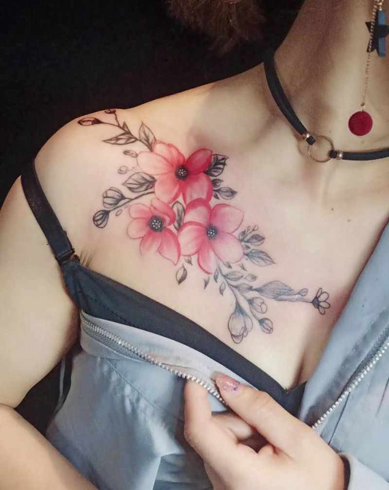 作品更新（近日小图）纹身图片_胸部手臂纹身图案