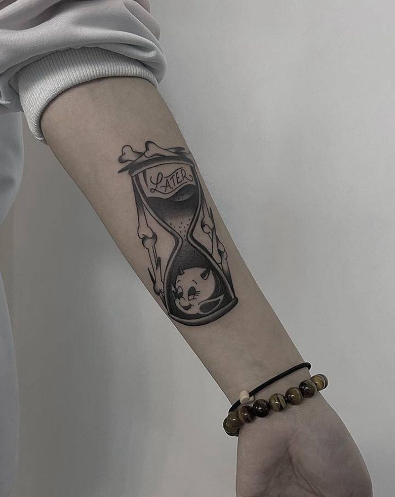 ⏳纹身图片_手臂Old School纹身图案