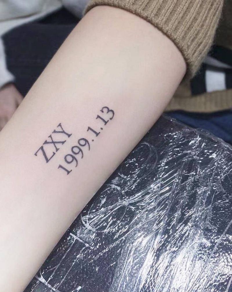 小清新纹身图片_手臂小清新纹身图案