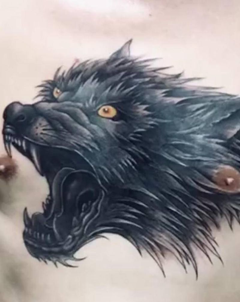 无锡长安 林刺青纹身图片_胸部新传统老传统纹身图案