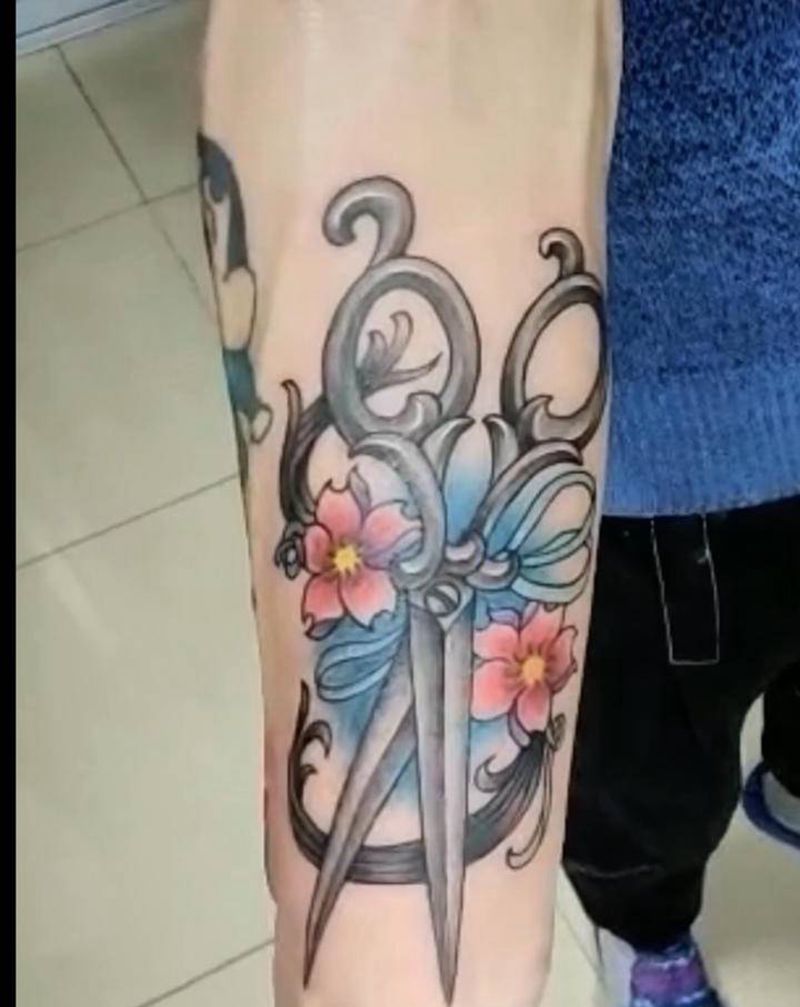 无锡长安.林刺青纹身图片_手臂新传统纹身图案