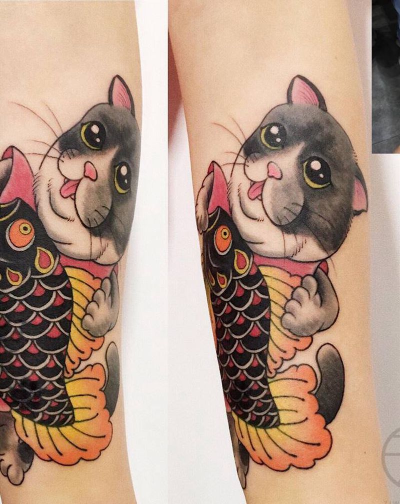 遮盖纹身图片_手臂纹身图案