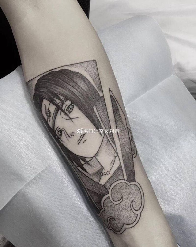 动漫纹身图片_手臂纹身图案