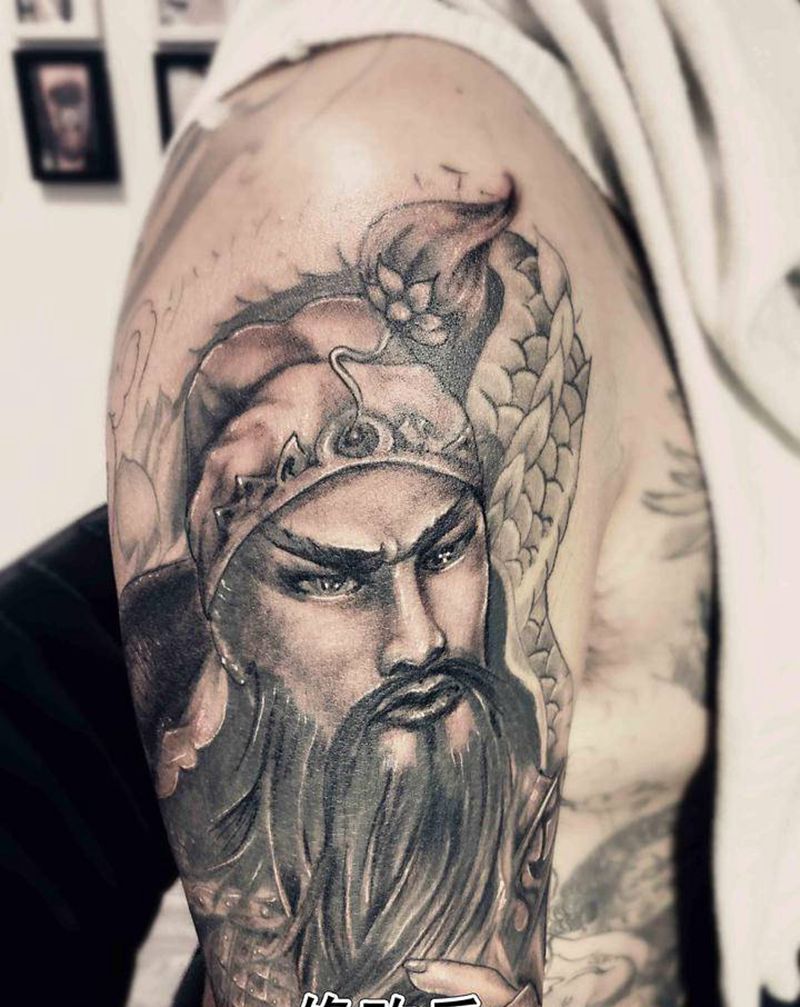 修改 未完纹身图片_手臂新传统纹身图案