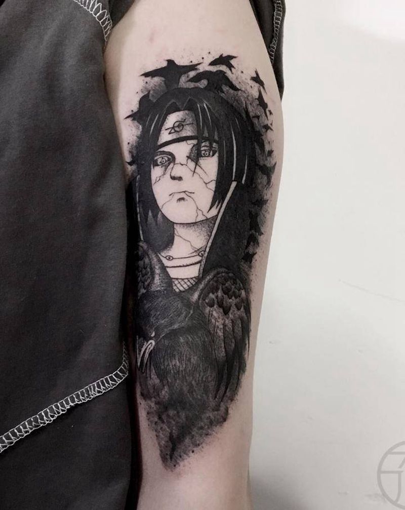 动漫(遮盖)纹身图片_手臂纹身图案