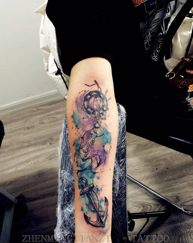 修改纹身图片_水墨纹身图案