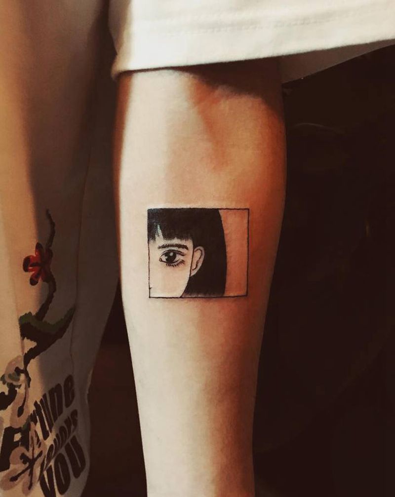 简笔纹身图片_手臂纹身图案