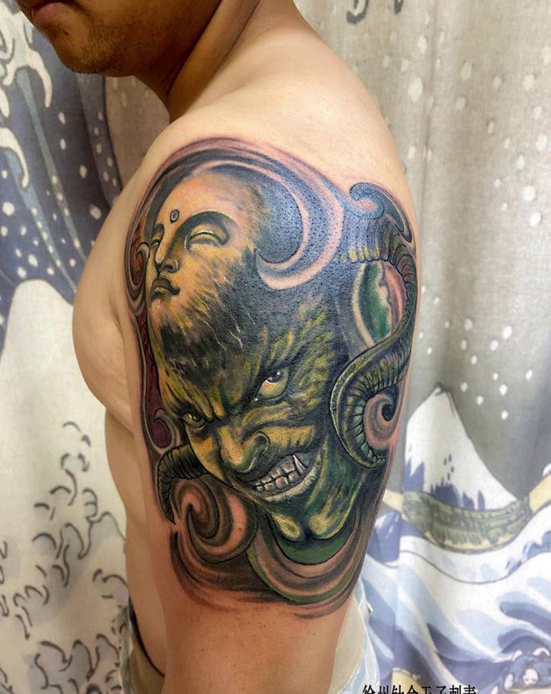 修改遮盖纹身图片_手臂新传统纹身图案