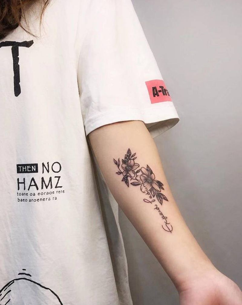 小清新纹身图片_手臂纹身图案