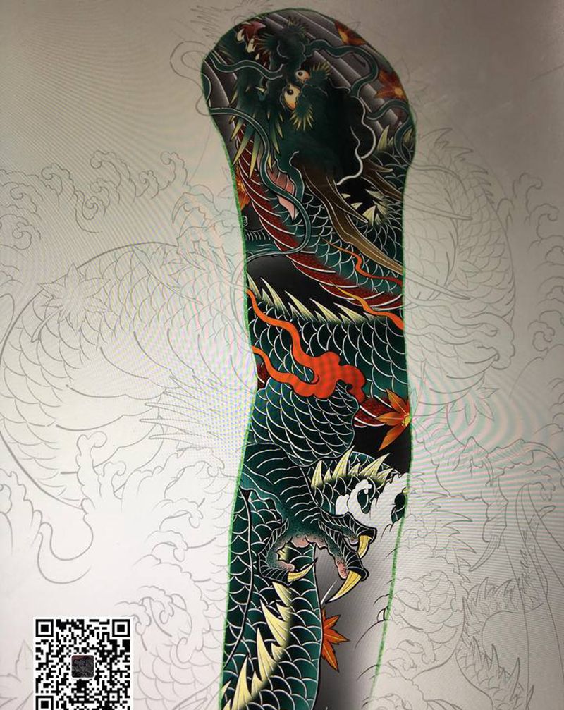 龙纹身图片_新传统纹身图案