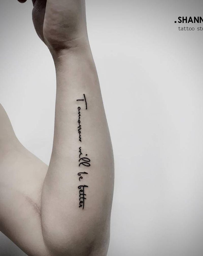 字母纹身图片_手臂纹身图案