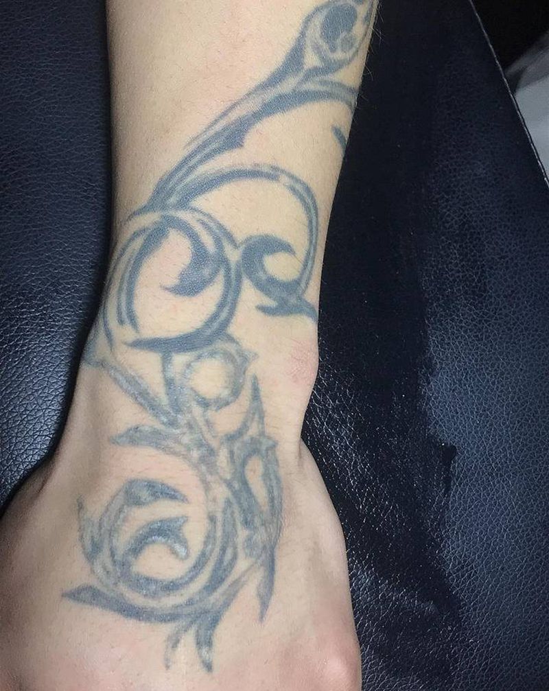 洗纹身纹身图片_手臂纹身图案