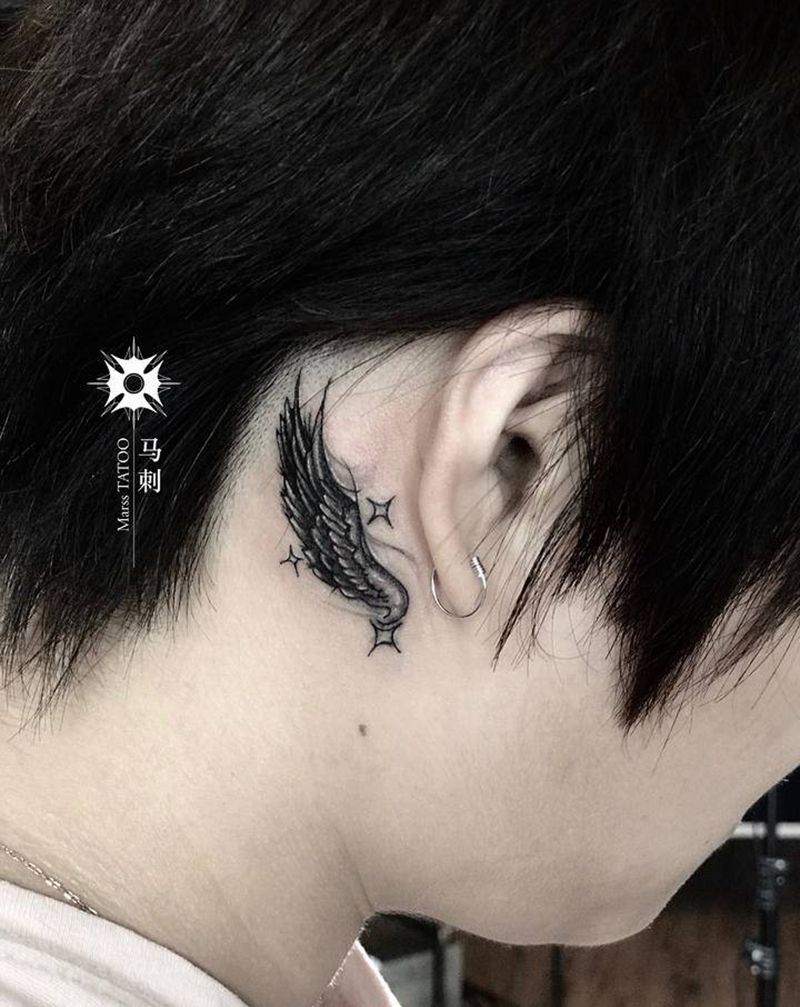 修改作品纹身图片_颈部纹身图案