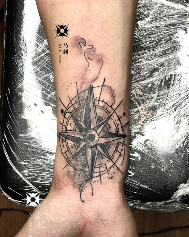 疤痕遮盖纹身图片_手臂纹身图案