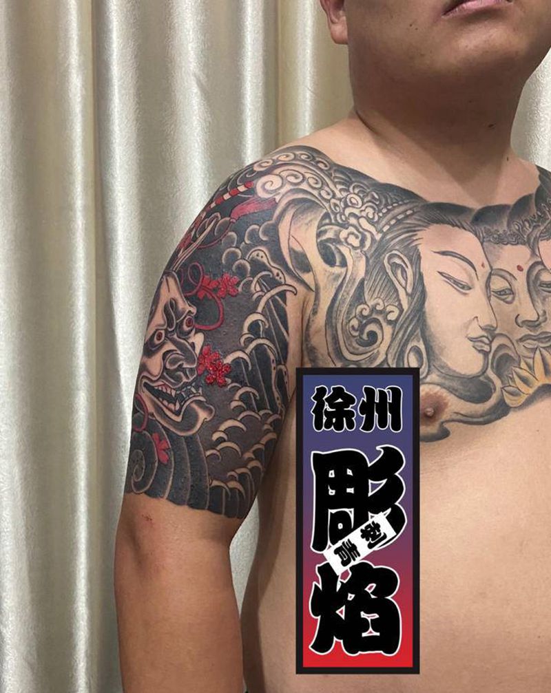 般若纹身图片_老传统纹身图案