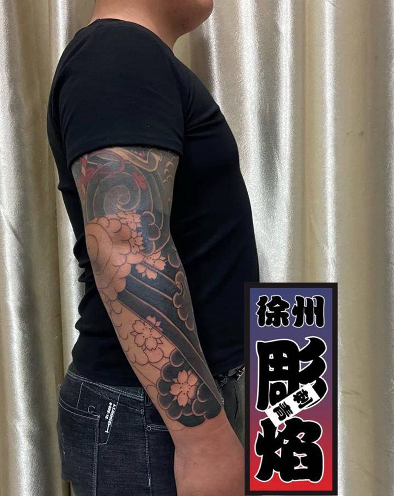 包小臂纹身图片_老传统纹身图案