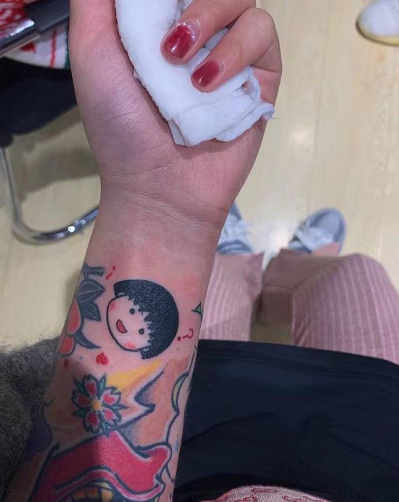 小清新纹身图片_手臂纹身图案