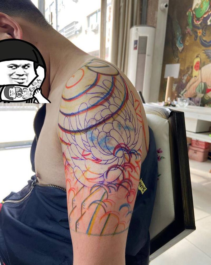 遮盖纹身图片_老传统纹身图案